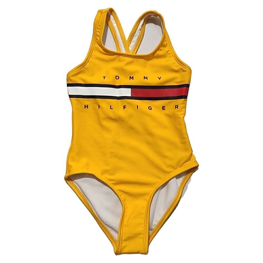 Tommy Hilfiger Girls‎ Swimsuit One Piece Hygienic Lining 50+UPF Size S